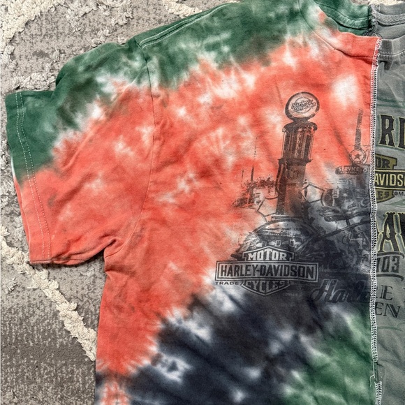 Vintage Reworked Harley-Davidson Cropped Tee - Picture 2 of 6